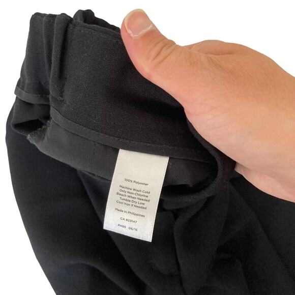 Talbots Black Straight Leg Dress Pants Sz 2P - Picture 5 of 6